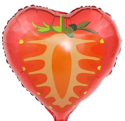Сердце "Клубника" 46 см