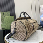 Мужская сумка Gucci GG Canvas Small Duffle Bag бежевая