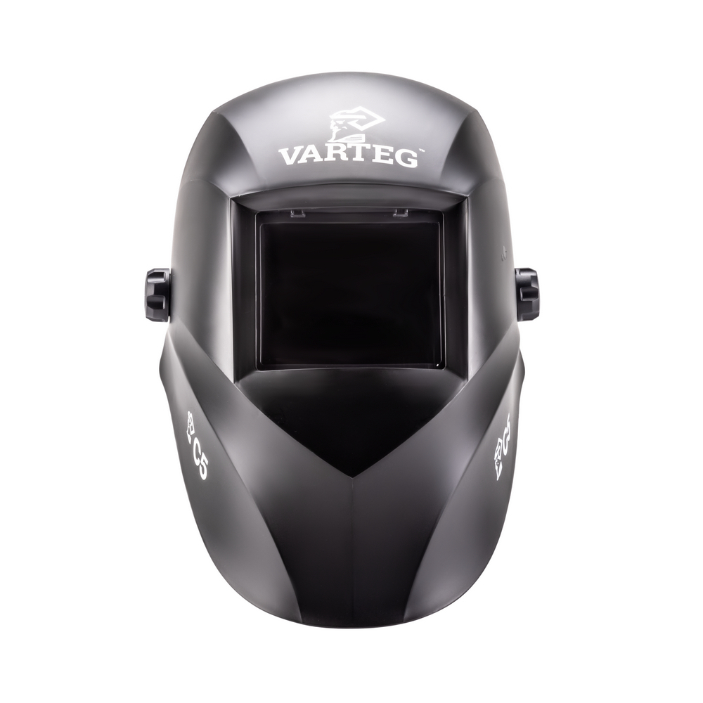Маска сварщика VARTEG чёрная со стеклом С5