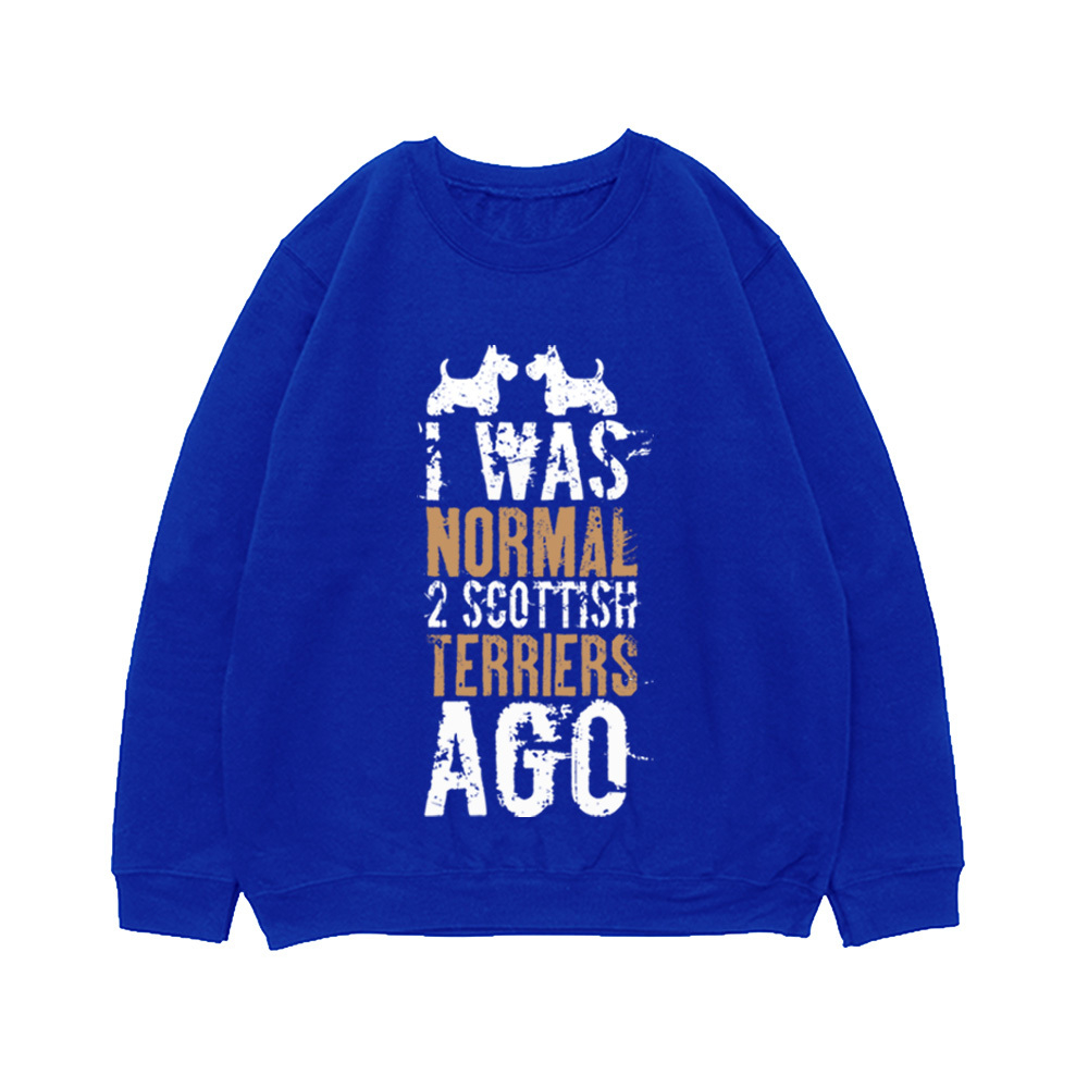 Свитшот "Я был нормальным 2 скотча назад"