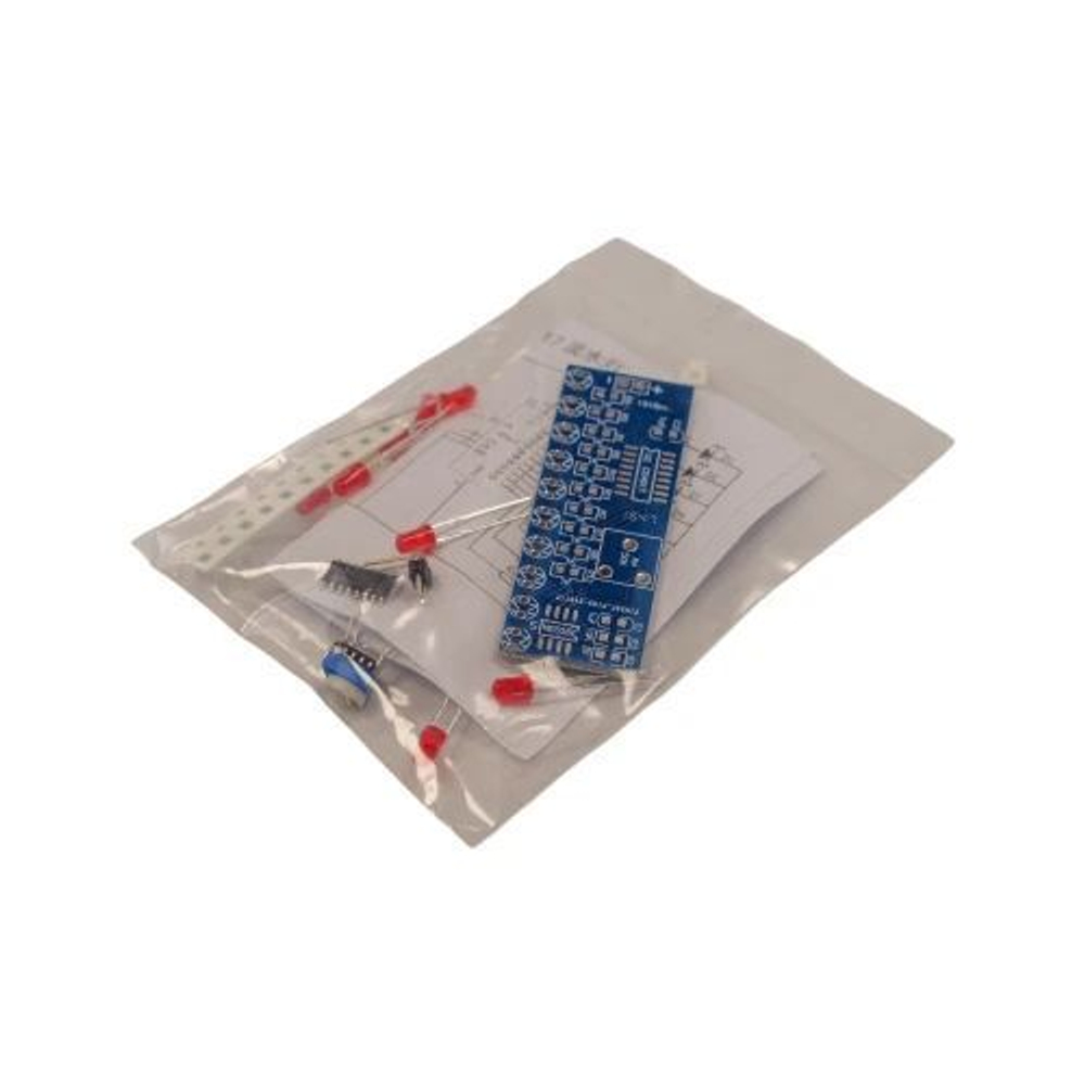 СА Бегущие огни на NE555 + CD4017