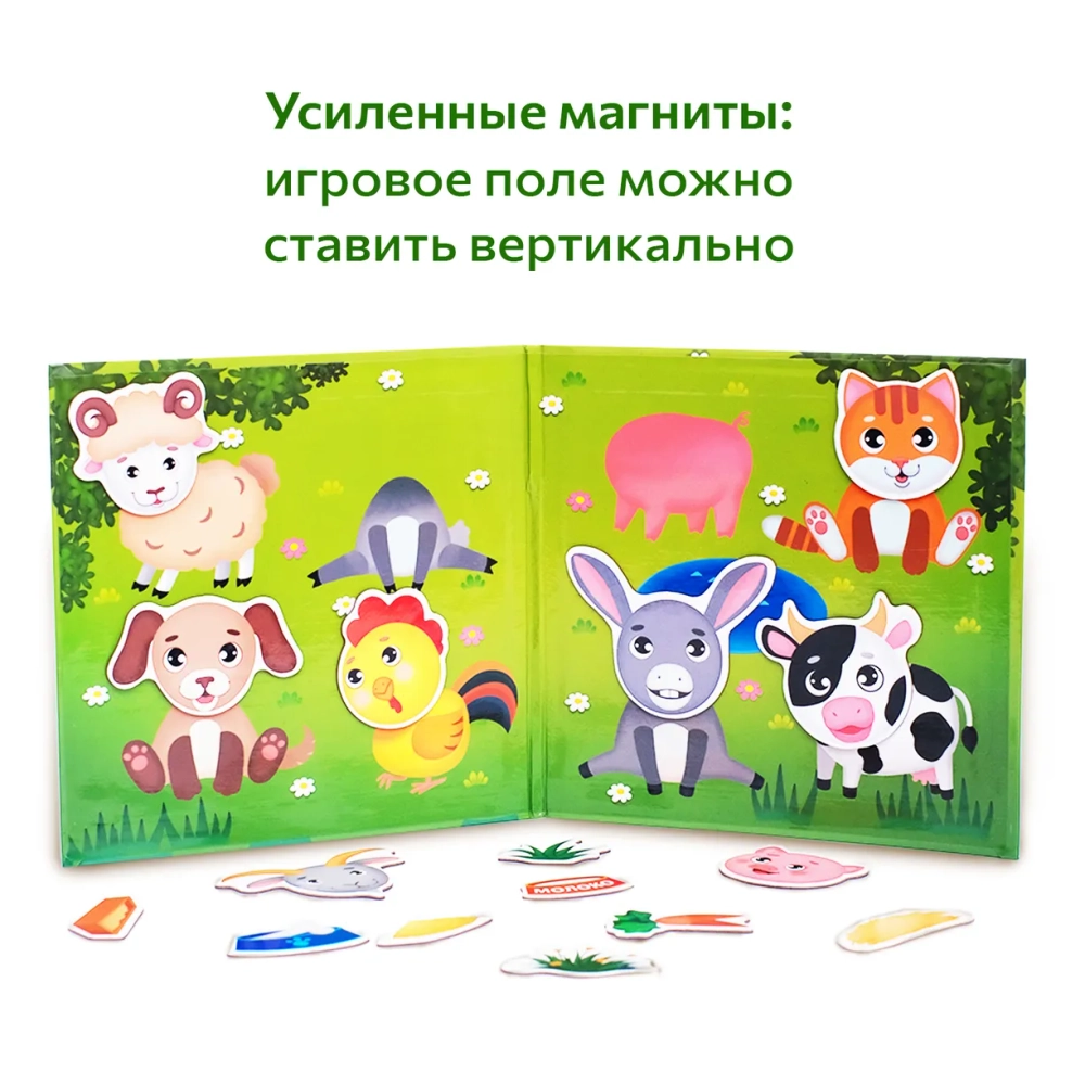 Мордашки, магнитная игра