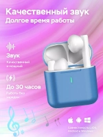Беспроводные наушники PRO 8 голубые