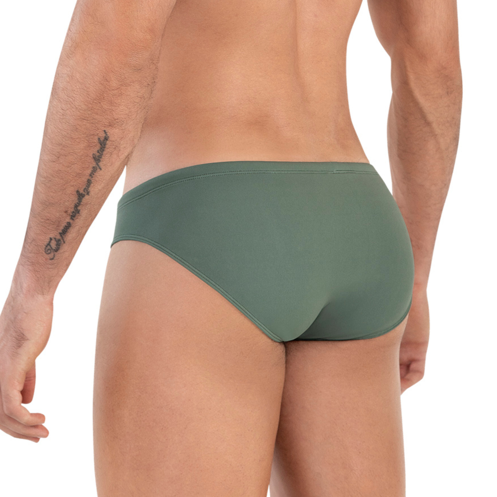 Мужские плавки зеленые Clever Moda COOL SWIMSUIT BRIEF 162210