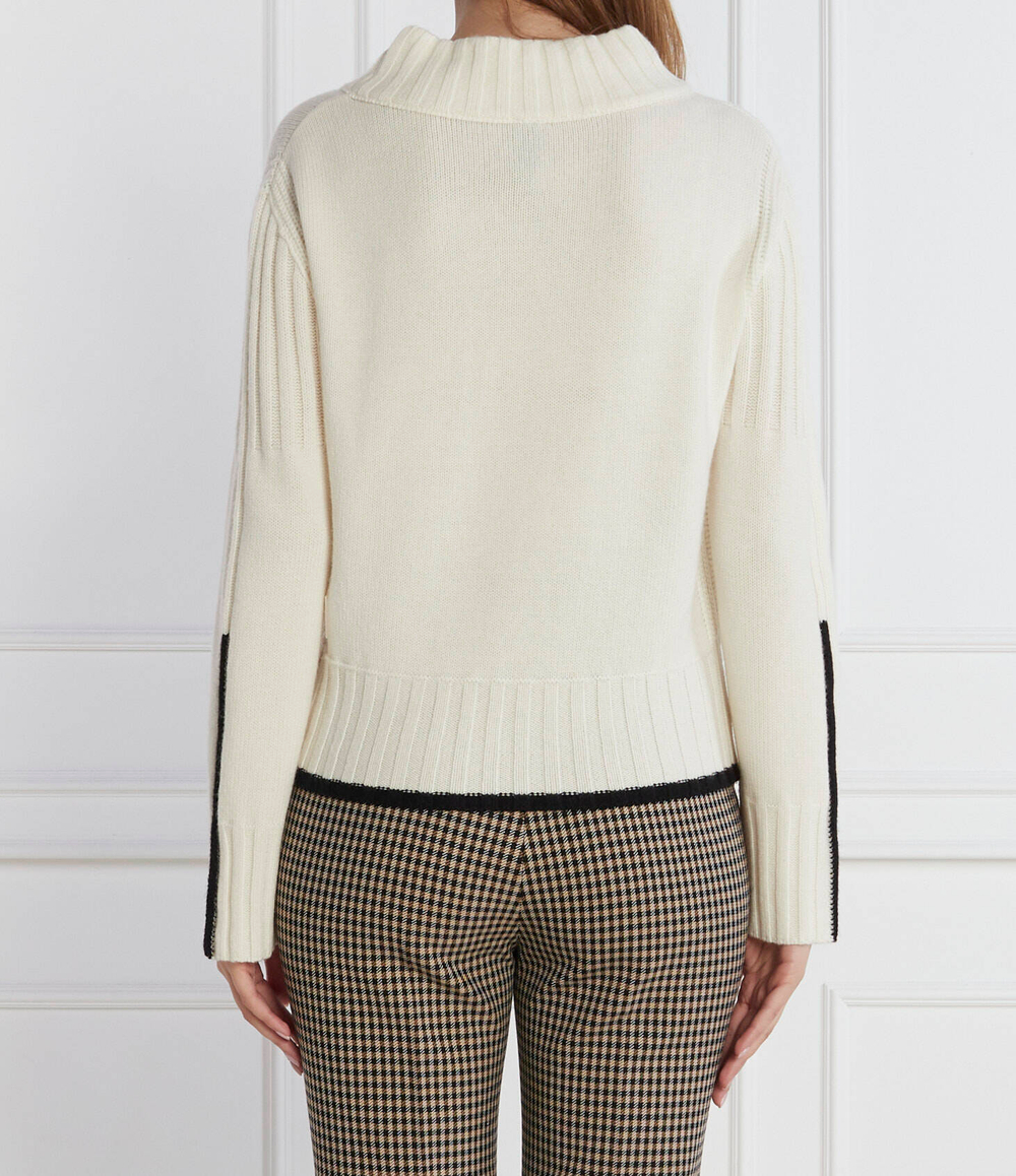 Хлопковый свитер Marc Cain - белый(VS 41.25 M63)