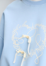 Свитшот Купидон голубой