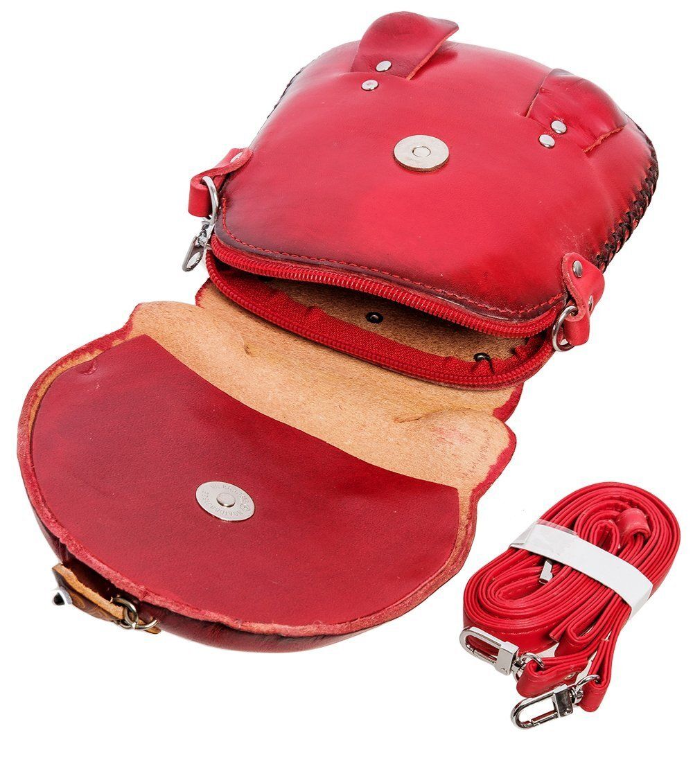 BL-07/1 Сумочка кожаная «Кот»