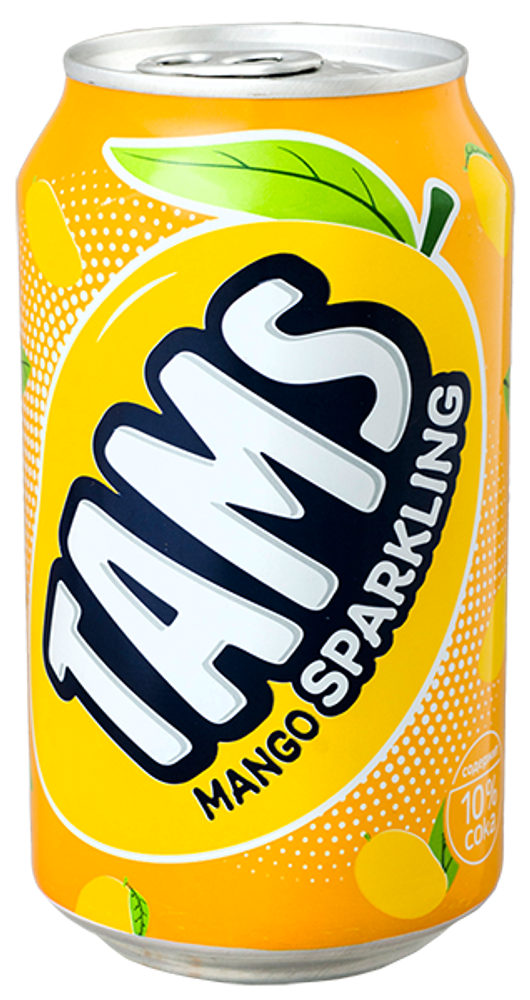 Газированный напиток Tams Mango &quot;Манго&quot; 0.355 - банка