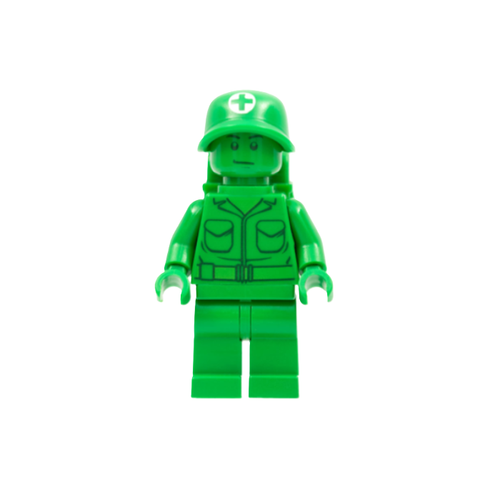 Зелёный Армеец - Медик toy002