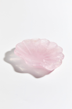 Ракушка из розового кварца L
