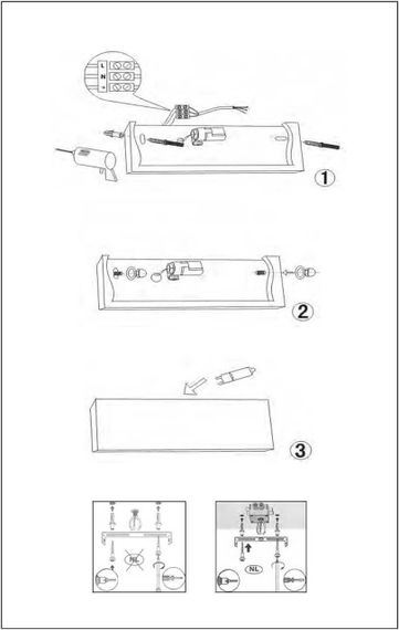 Настенный светильник Lucide Blanko 29204/03/31