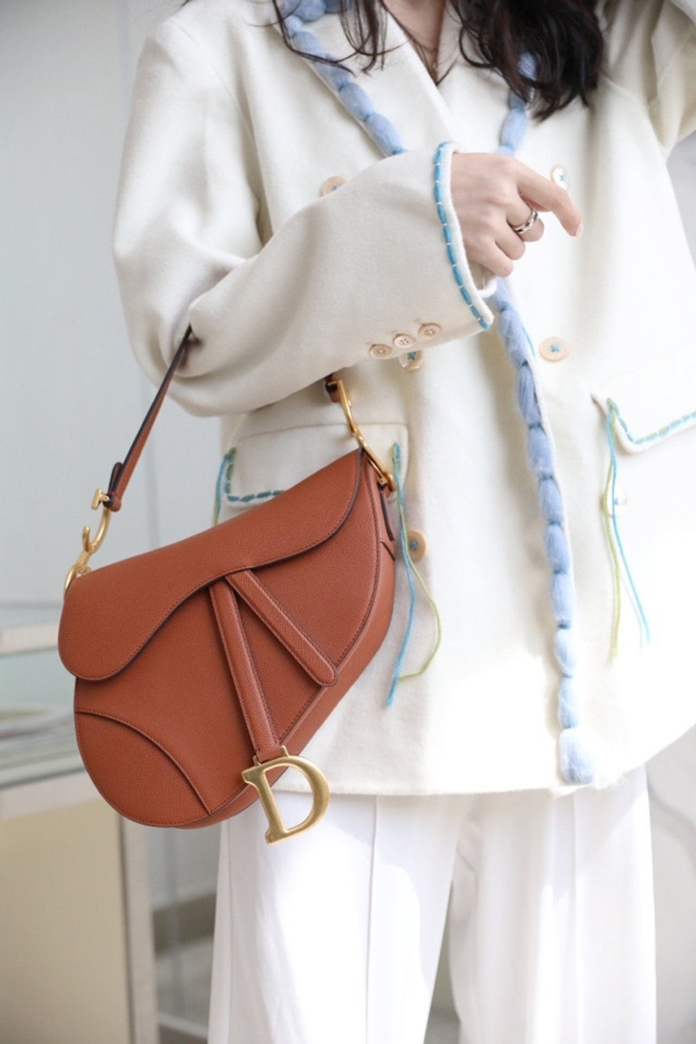 Christian Dior Saddle Bag 25 cm