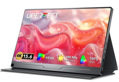 15.6" Портативный монитор с магнитным чехлом Ugame B11 4K IPS 3840х2160, 60 Гц