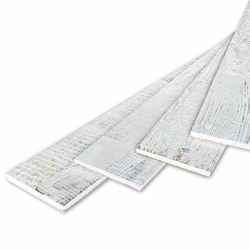 Деревянная стеновая панель из беленого старого дерева Whitewashed