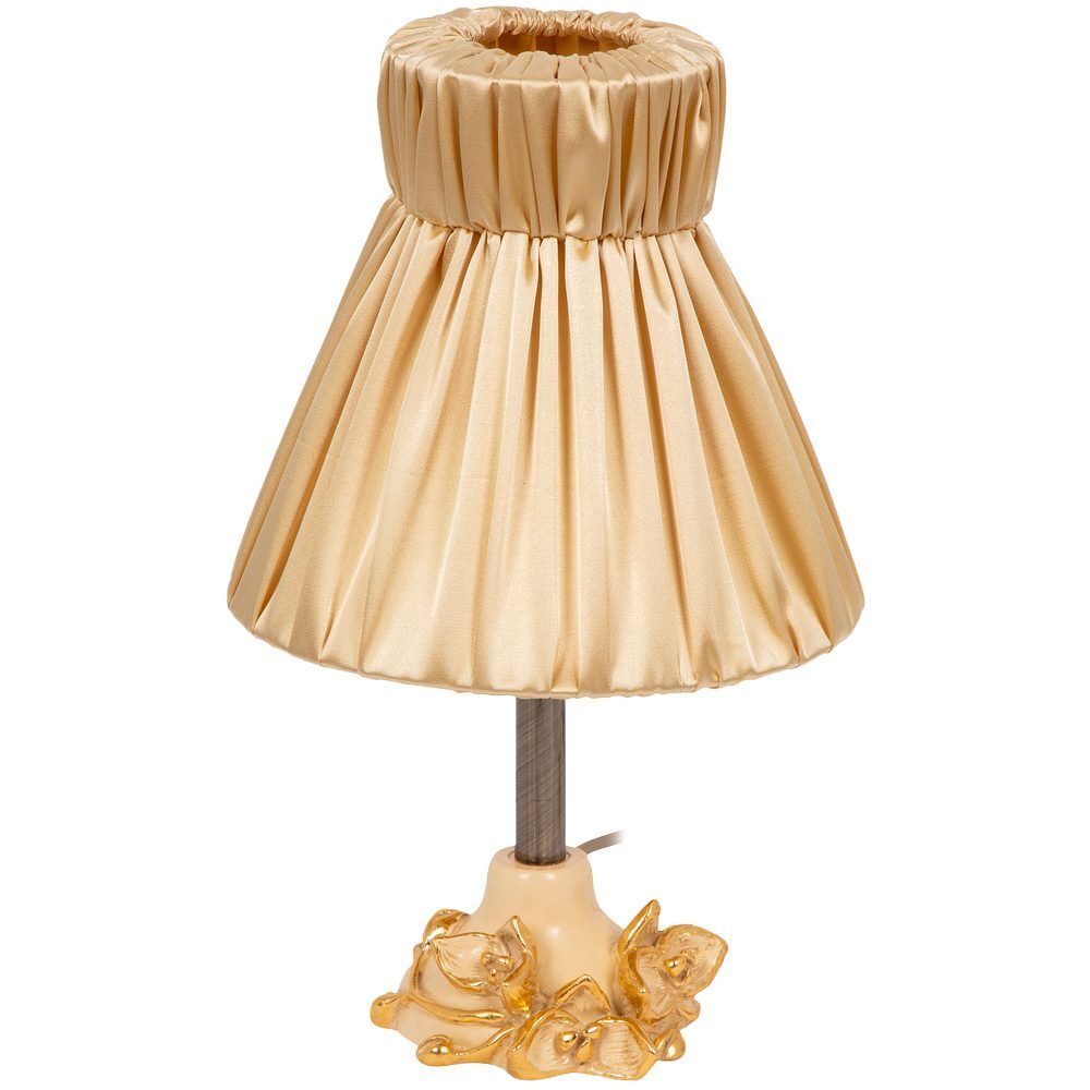 Настольная лампа Орхидея Лайм Айвори с абажуром Адель Айвори