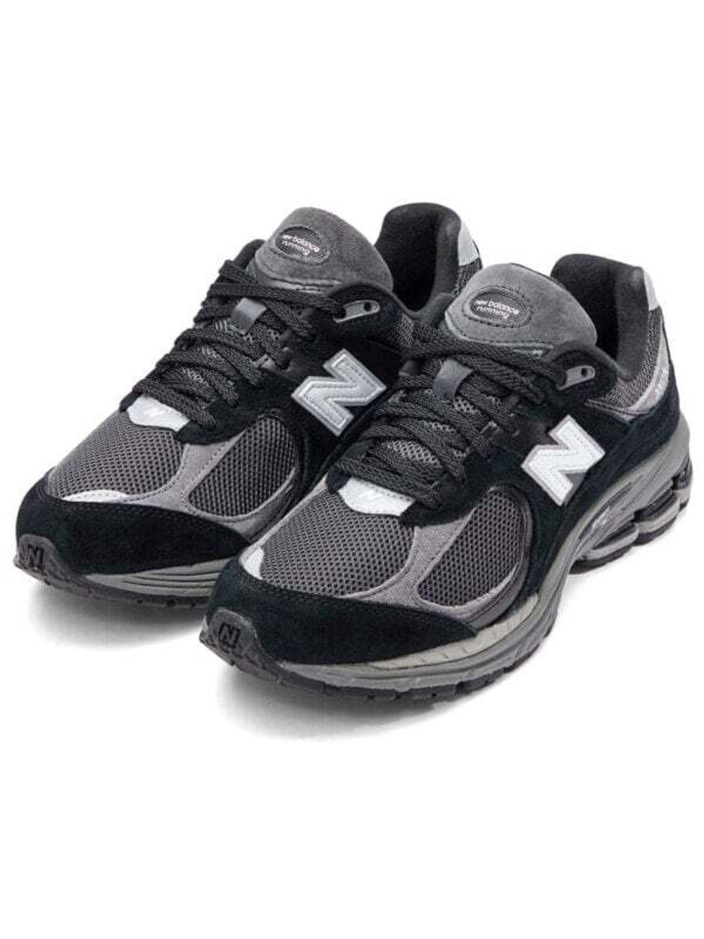 Кроссовки New Balance 2002R Black Dark Grey White