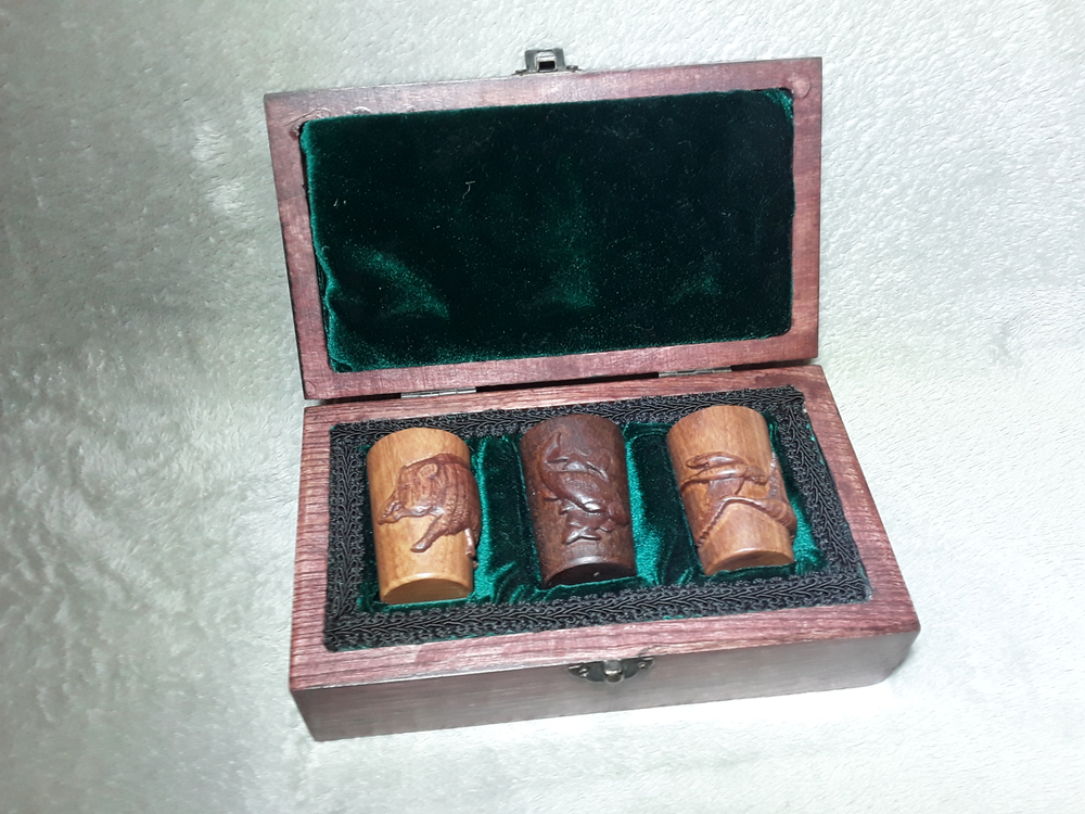 Набор деревянных рюмок