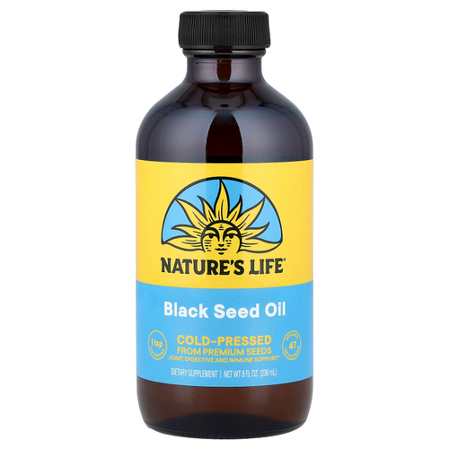 Nature's Life, Масло черного тмина, 4,6 г, 236 мл (8 жидк. Унций)