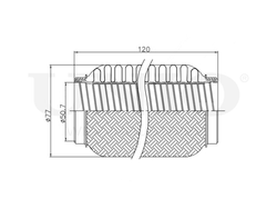 Гофра глушителя 50x120 мм InterLock UNIO EXP-50120L
