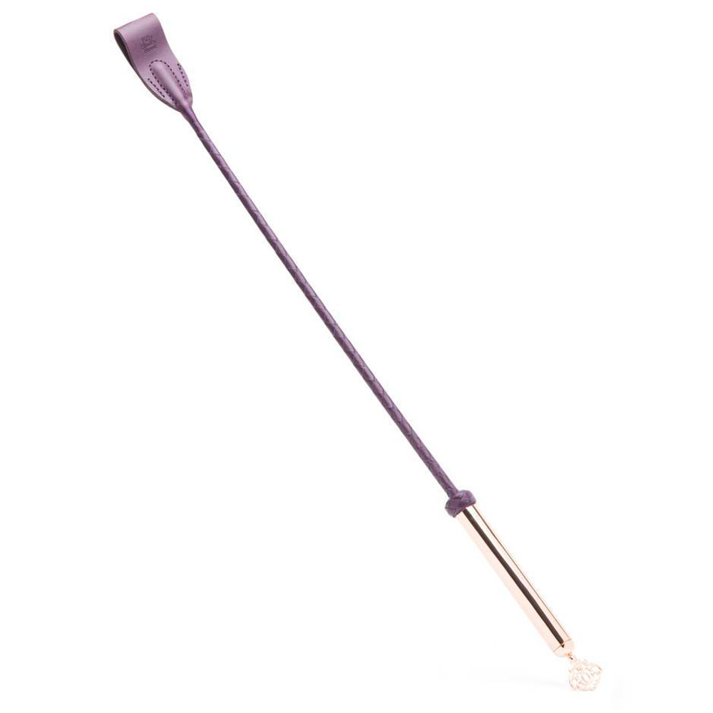 Фиолетовый стек Cherished Collection Riding Crop - 70 см. (Цвет: фиолетовый)