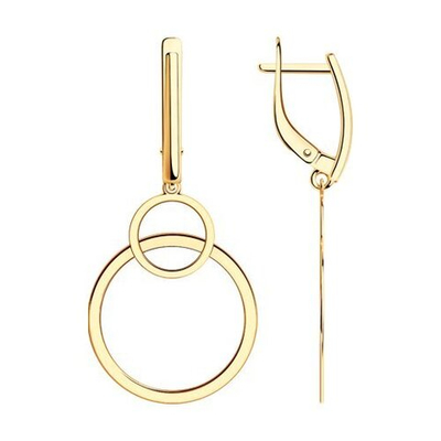 Серьги Au 585 (029323)