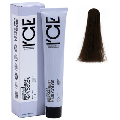 5.77 крем-краска ICE Permanent светло-каштановый шоколадный интенсивный - 100 мл.