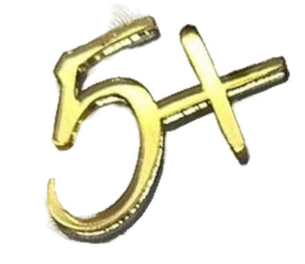 Топпер без шпажки, «Клен, 5+», 2,5 см
