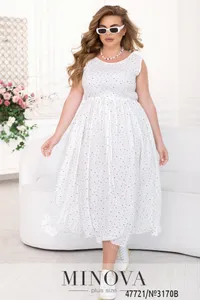 Платье 3170B-кремовый Minova