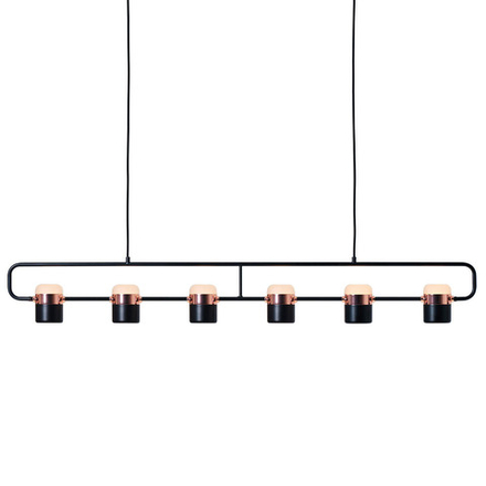 Pendant design lamp  Ling P6 by Seed Design (Black)