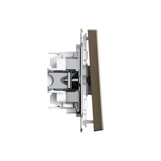 Переключатель перекрестный ArtGallery 10AX быстрозажим. клем. механизм мокко SE GAL000671S