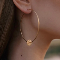 Серьги-хупы ANTU