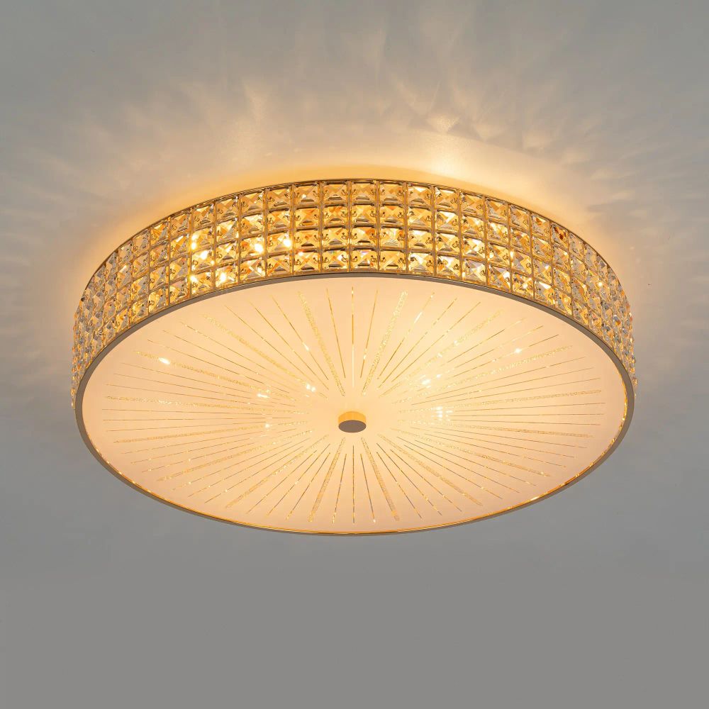 Citilux Портал CL324102 Люстра хрустальная Золото