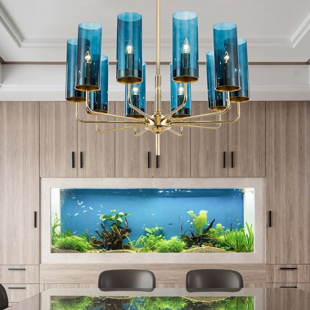 Люстра На Штанге Delphy L12 Blue By Imperiumloft