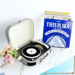 Qrammofon Retro RP-07 boz