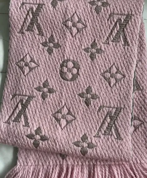 Шарф Louis Vuitton Schal Damen розовый шерстяной