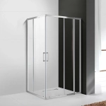Душевой уголок Cezares Molveno 120x100 MOLVENO-AH-21-100+20-C-Cr-IV стекло прозрачное/профиль хром