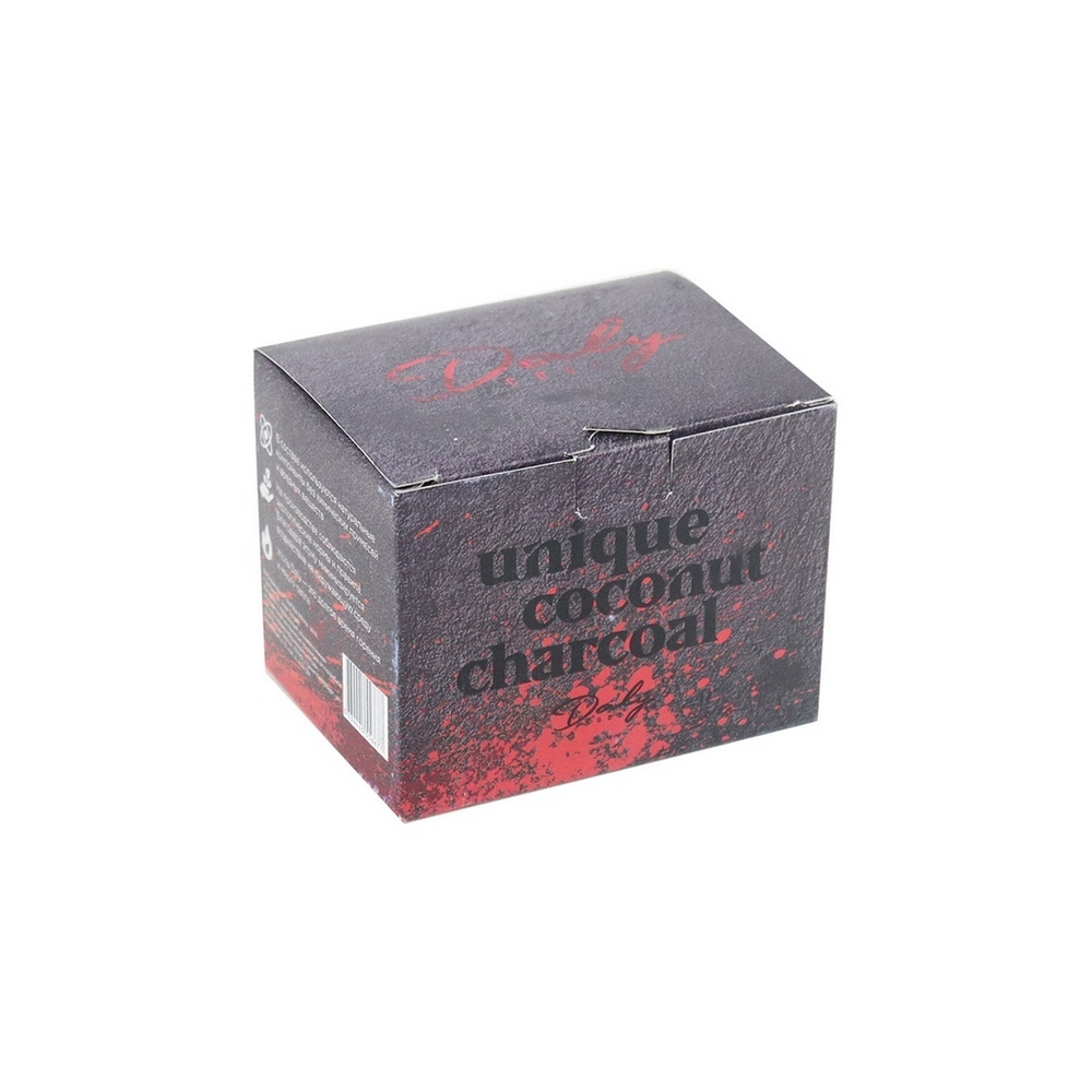 Уголь Daly 25 мм (1кг) ПАЧКА 72шт