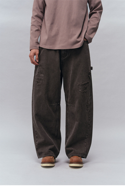 Брюки Nothomme Monterest Outdoor Vintage Distressed Fabric Washed Carpenter Pants