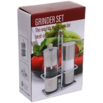 Набор для специй на подставке «SHEF» 15,5*10*4,5см