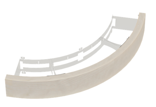 SAWO Деревянное ограждение для печи угловой установки ARIES ARI3, осина, артикул ARI-GUARD-W3-CNR-A