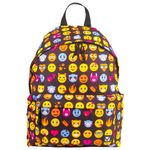 Рюкзак BRAUBERG молодежный, сити-формат, Смайлики, 41х32х14 см, 227105