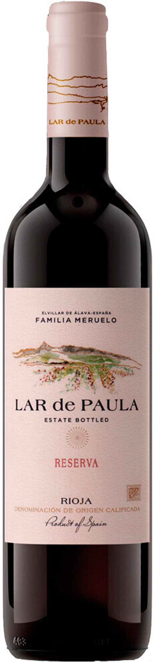 Вино Lar de Paula Tempranillo Reserva, 0,75 л.
