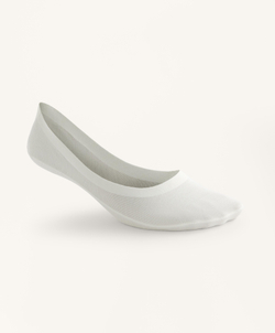 OYSHO Набор из двух пар невидимых носков средней толщины из хлопковой смеси, экрю