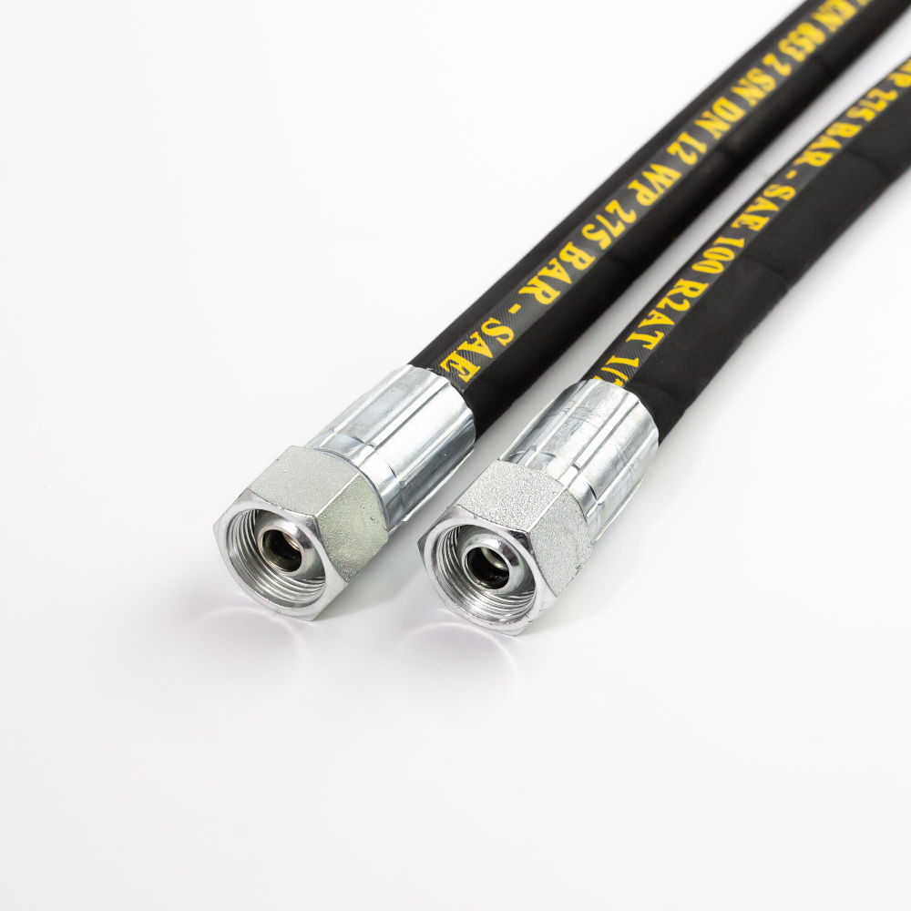 Рукав РВД DIN 2SN P=275 d=12 L=810 DK- (Г) 22x1.5 [S27] DK- (Г) 22x1.5 [S27]