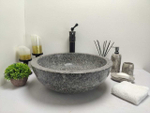 Раковина из мрамора Bowl Grey Medium BM-60260 45*45*15