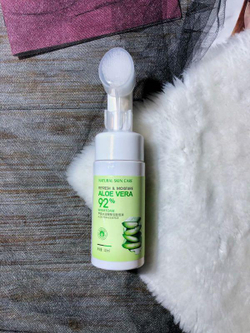 Массажная пенка для умывания с алоэ, 120мл