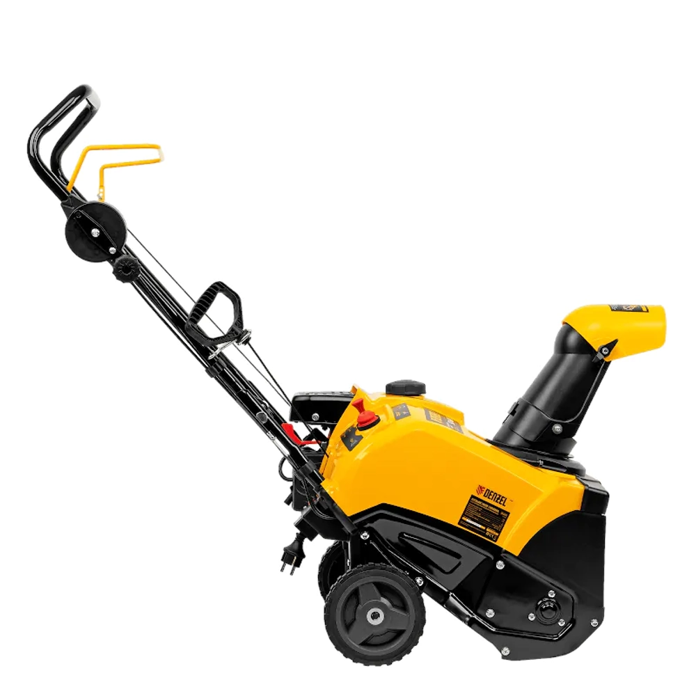 DENZEL SB 460 E снегоуборщик бензиновый 3 л.с, ковш 46 см, выброс 10 м 97649