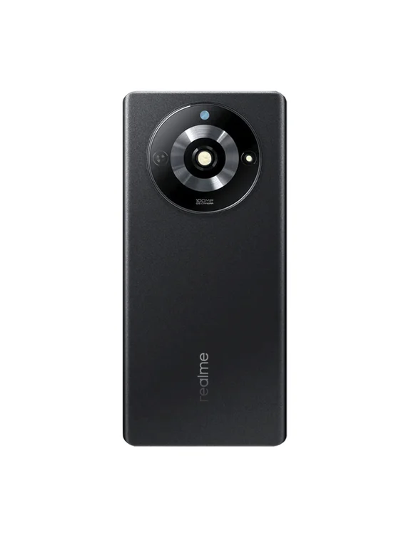 Задняя крышка для Realme 11 Pro черная (Black) со стеклом камеры