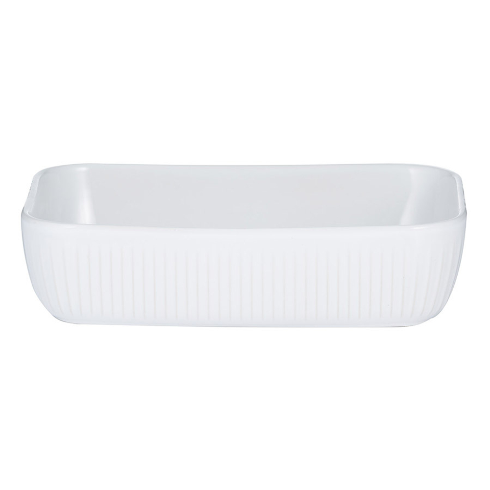 Блюдо для запекания linear, 16х24 см, белое