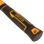 Киянка резиновая черная 450 гр с фиберглассовой рукояткой INGCO